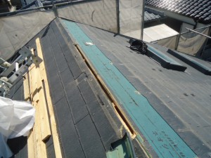 屋根材の撤去